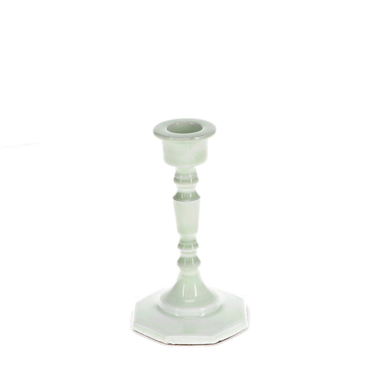 Heliotique | Rex London Enamel Candlestick - Light Grey