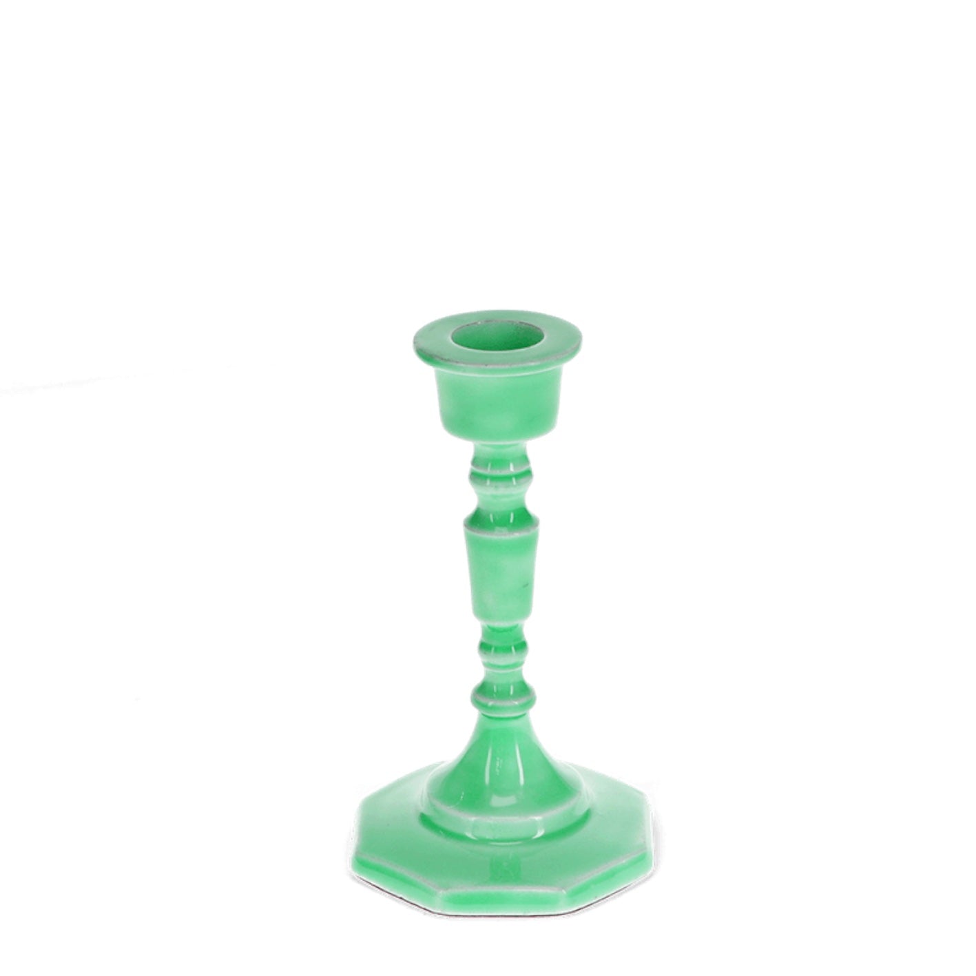 Heliotique | Rex London Enamel Candlestick - Green