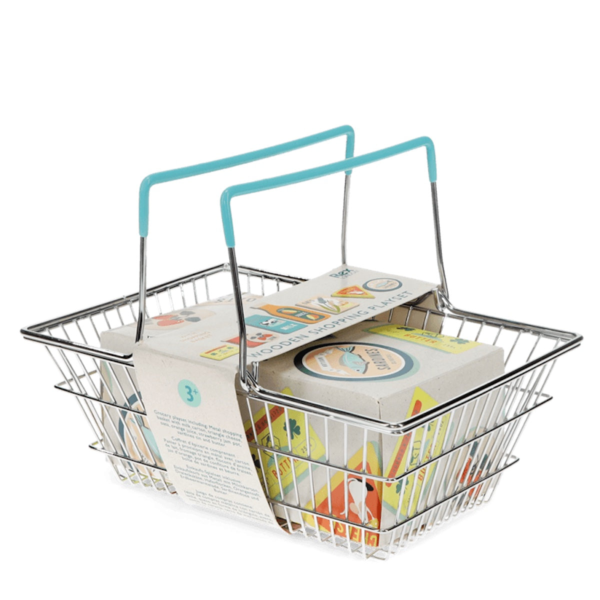 Heliotique | Rex London Wooden Grocery Shopping Basket Play Set