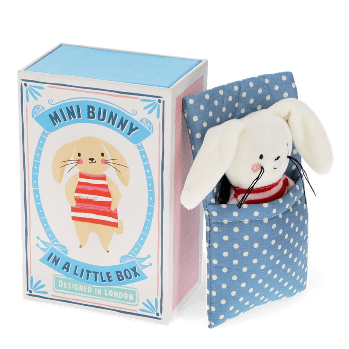 Heliotique Mini Bunny Rabbit In A Little Match Box