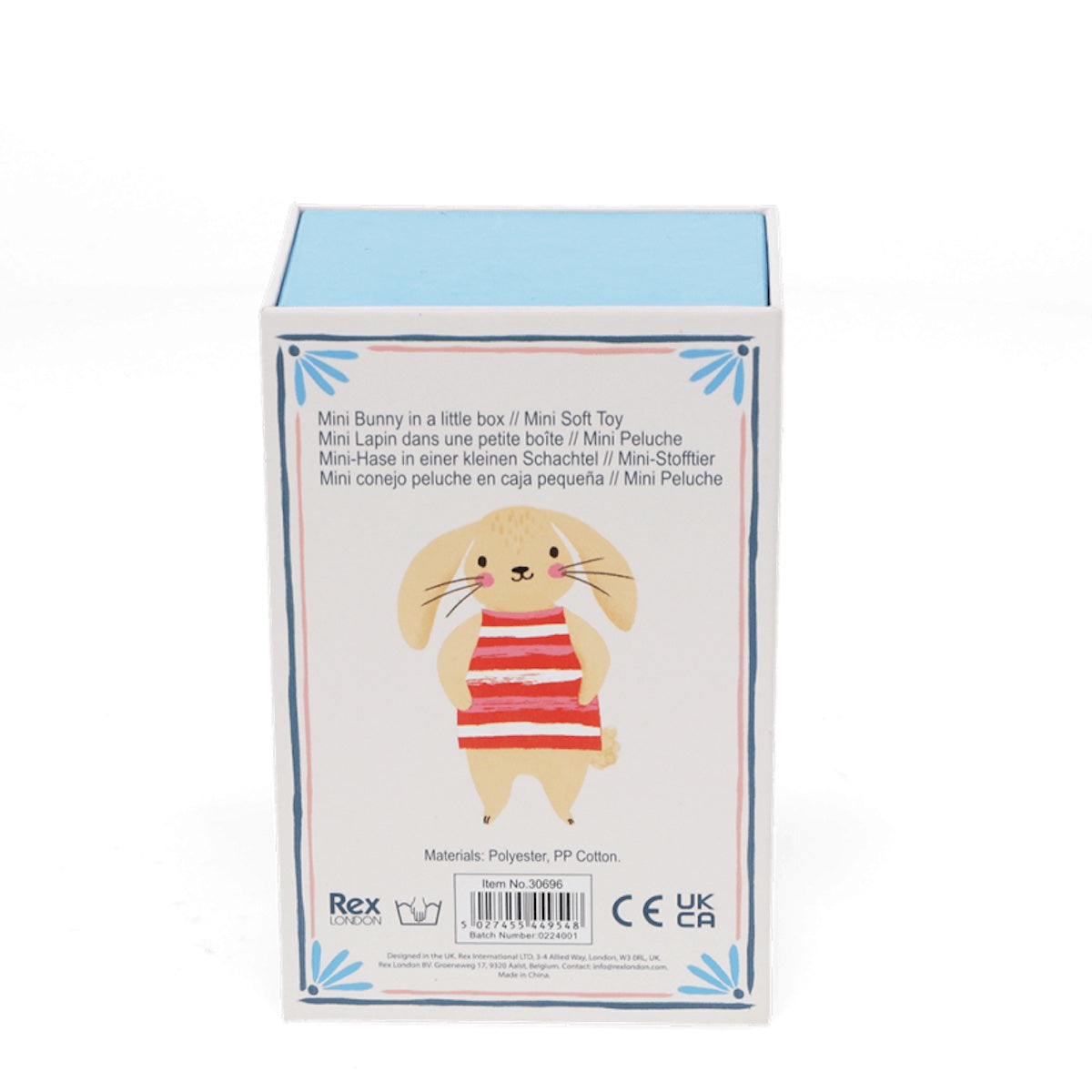 Heliotique Mini Bunny Rabbit In A Little Match Box