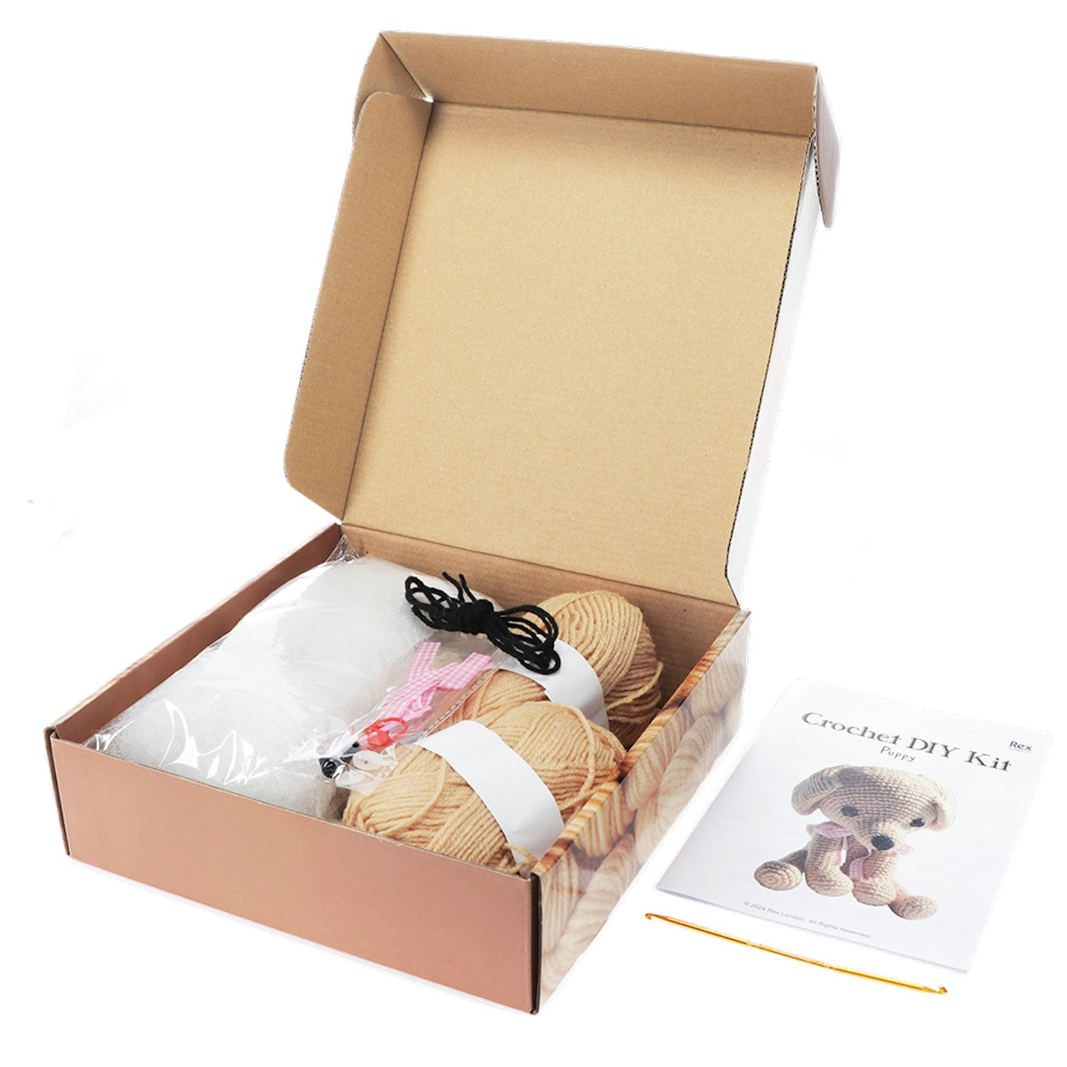 Heliotique | Rex London Make Your Own Crochet Animal Kit - Puppy