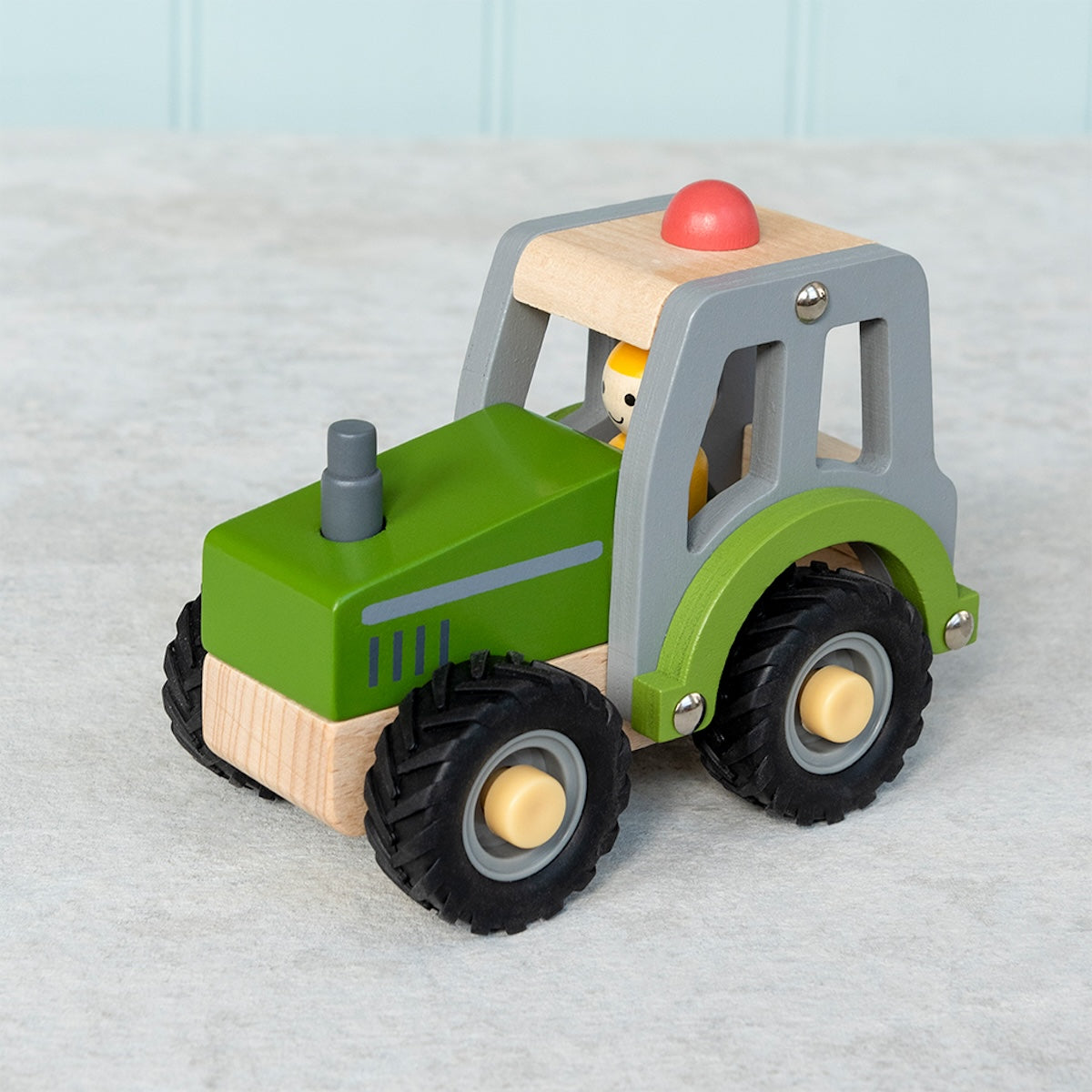 Heliotique | Rex London Wooden Push Along Vehicle Toy - Tractor