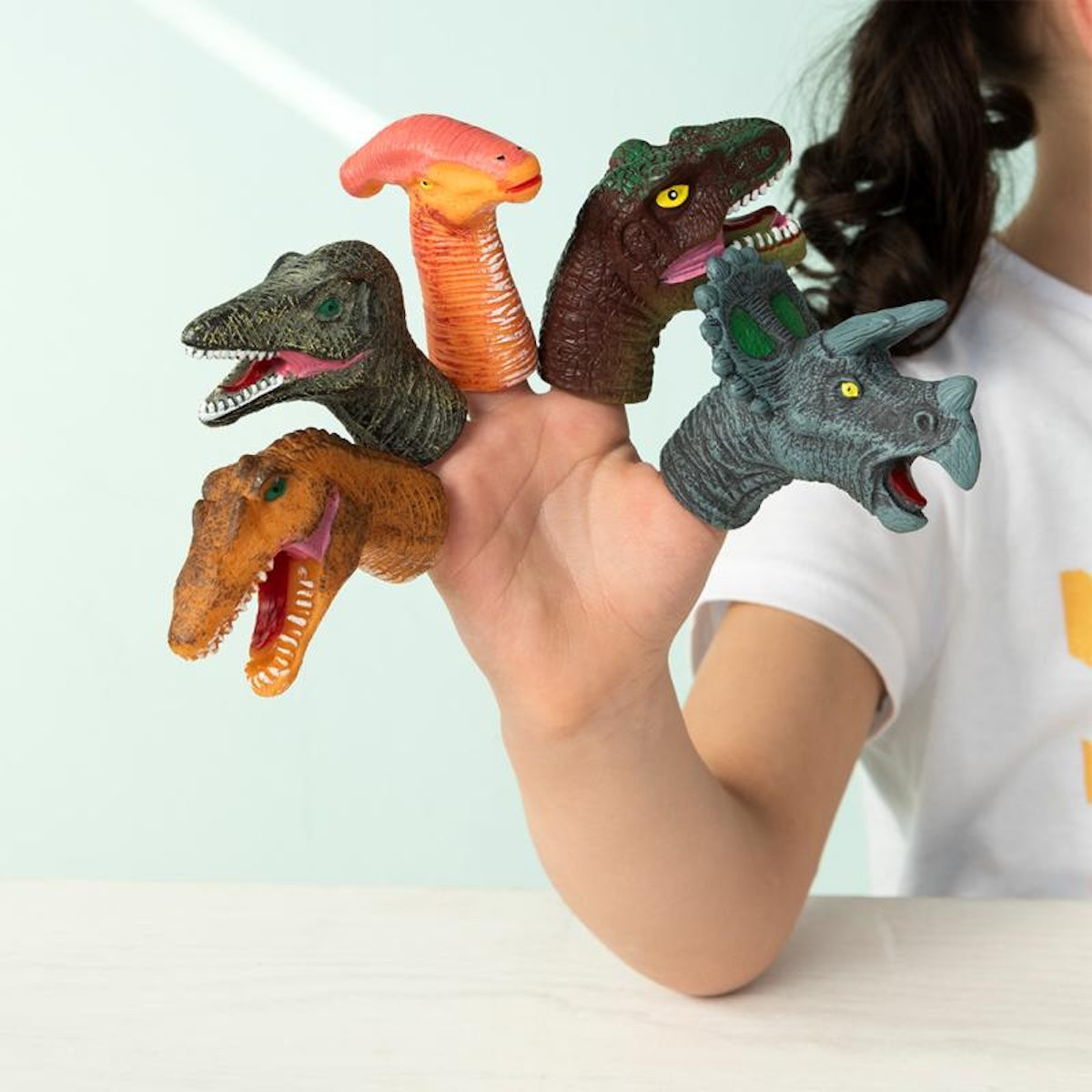 Heliotique | Rex London Dinosaur Finger Puppet Set