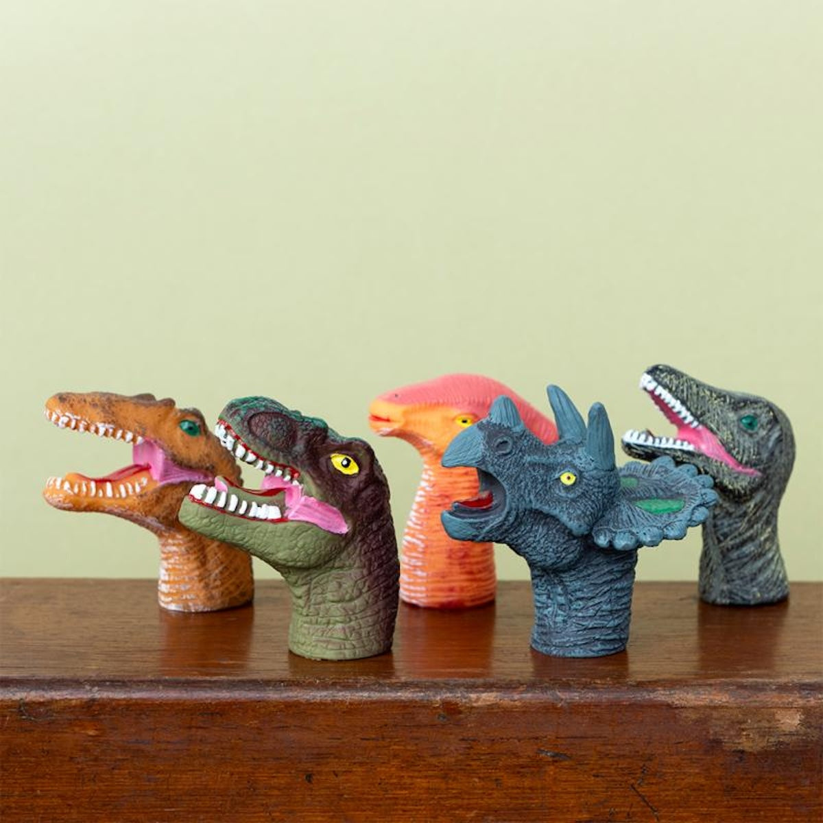 Heliotique | Rex London Dinosaur Finger Puppet Set