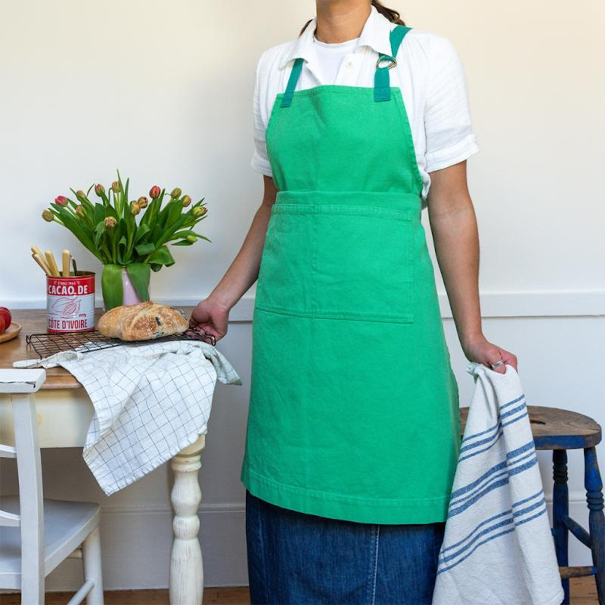 Heliotique Utility Apron - Green