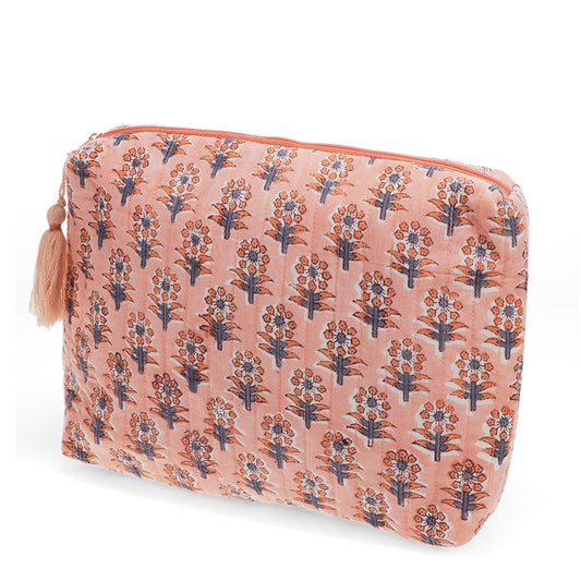 Heliotique | Rex London Floral Cotton Wash Bag - Shanaya