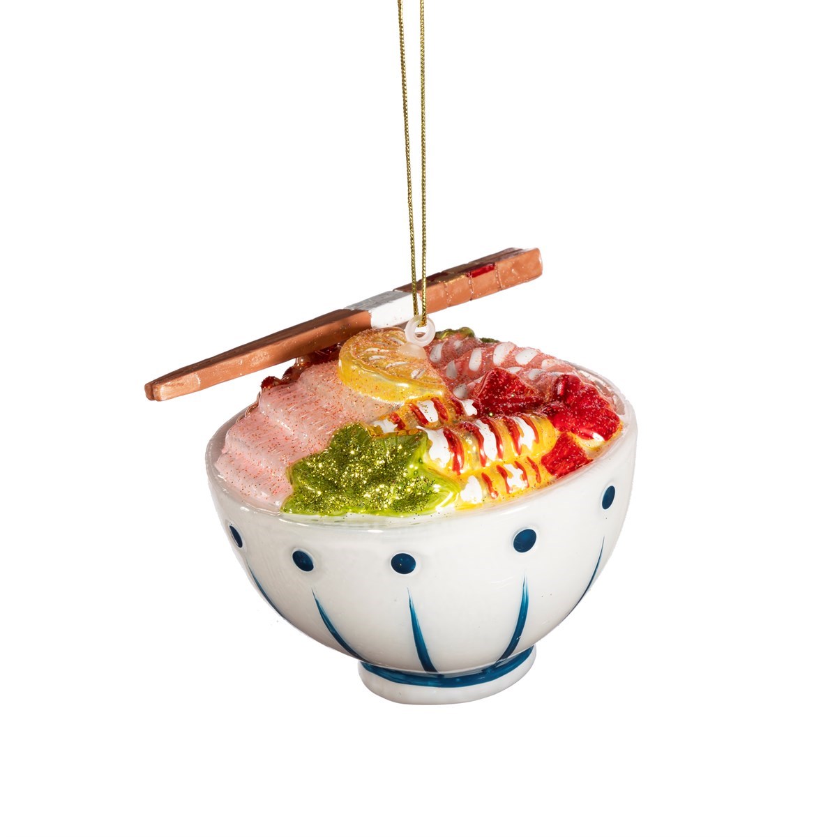 Heliotique | Sass & Belle Glass Ramen Bowl Tree Decoration