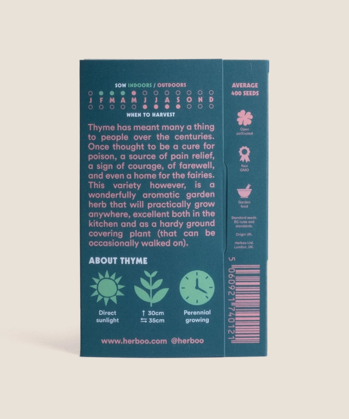 Heliotique Thyme 'Old English' Seeds