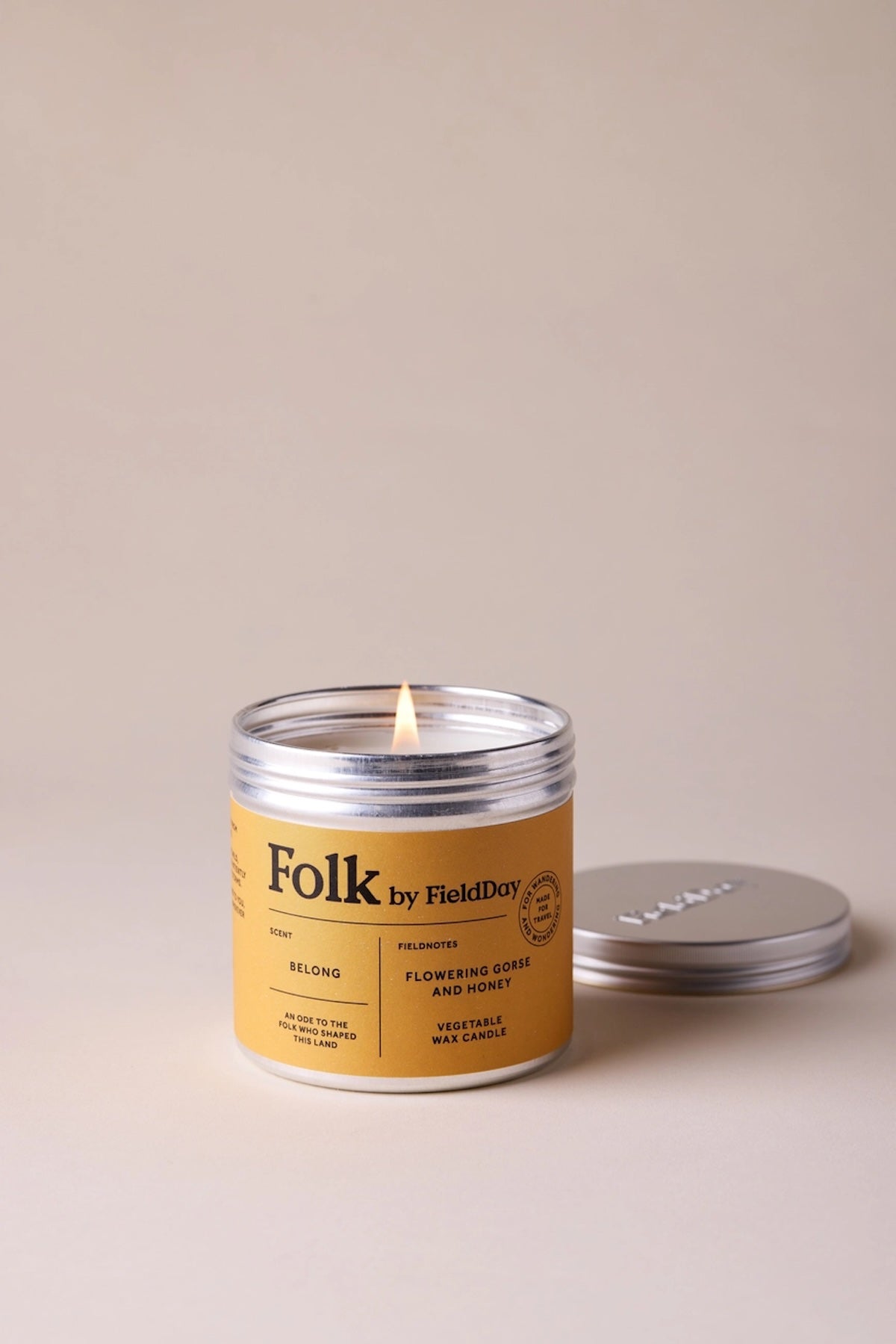 Heliotique Folk Tin Candle - Belong