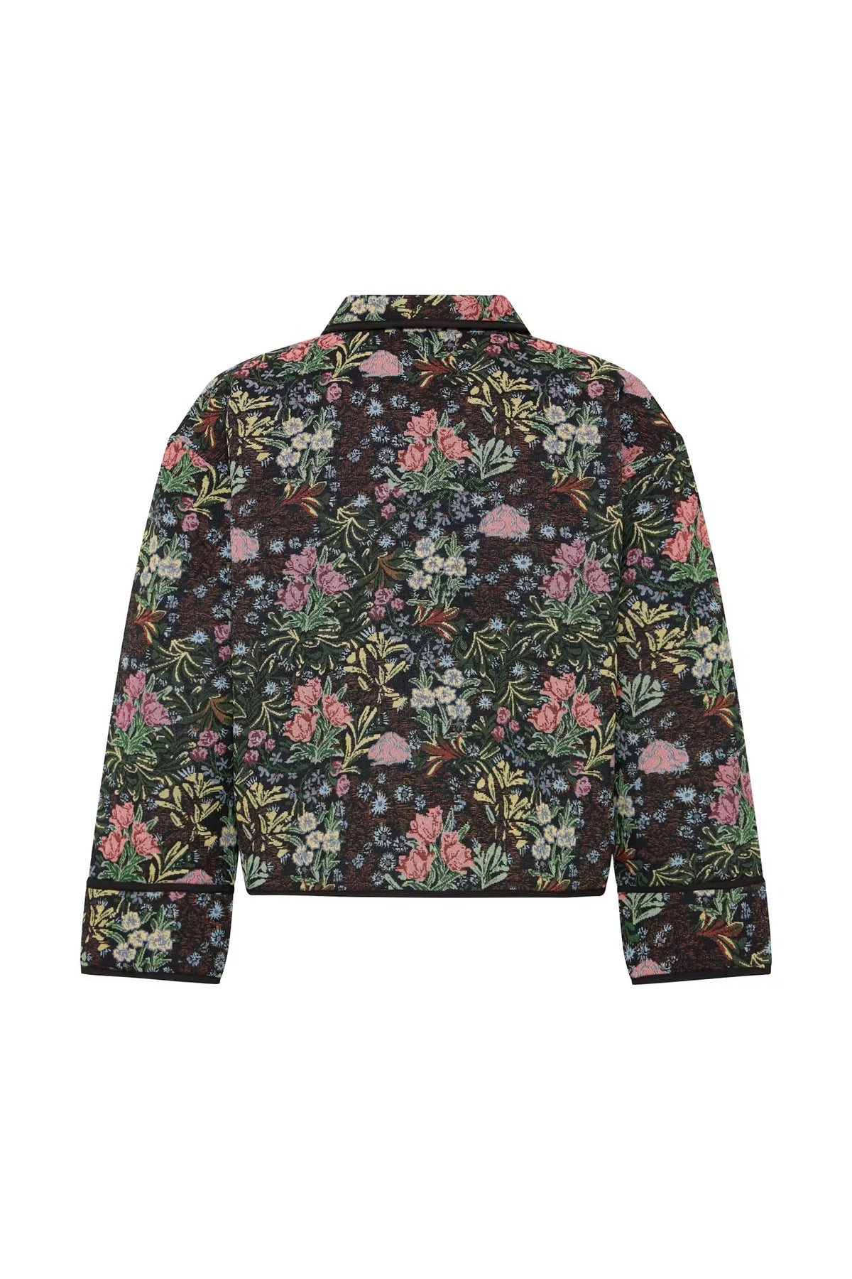 Hulina Floral Jacquard Jacket