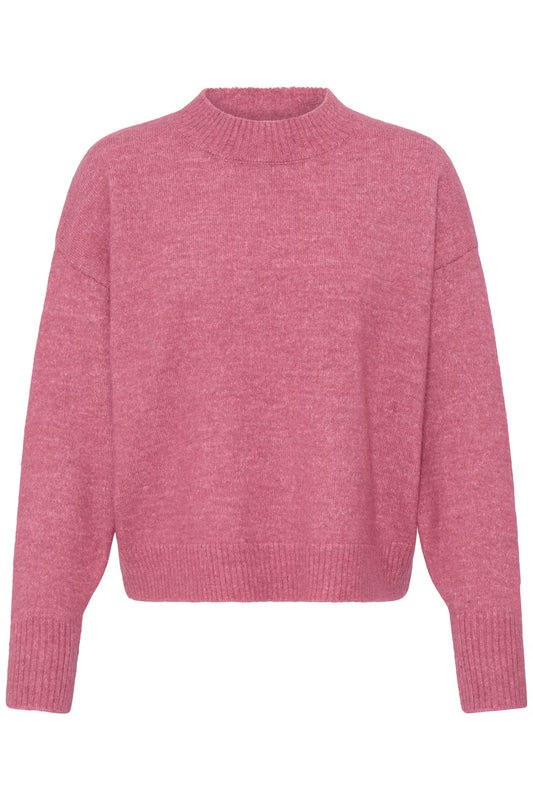 Sage Crew Neck Jumper - Fruit Dove Pink