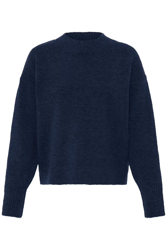 Sage Crew Neck Jumper - Maritime Blue