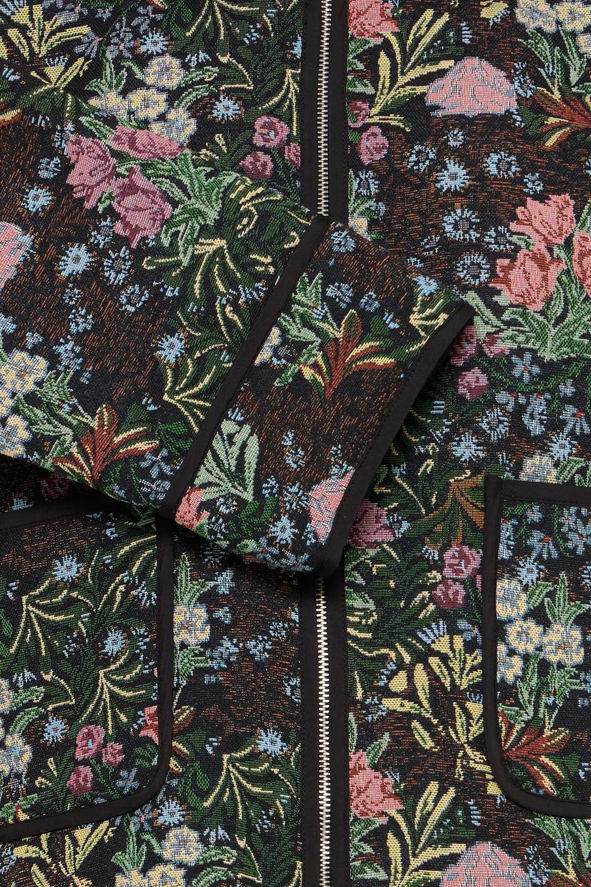 Hulina Floral Jacquard Jacket