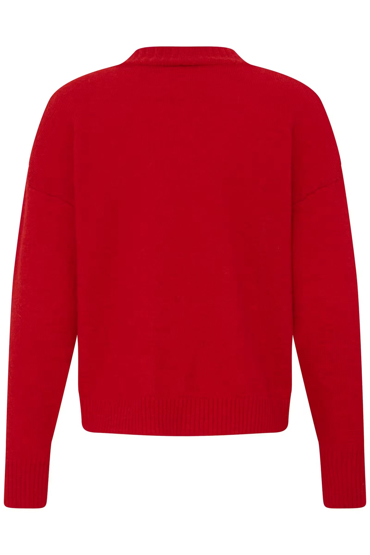 Sage Crew Neck Jumper - Salsa Red
