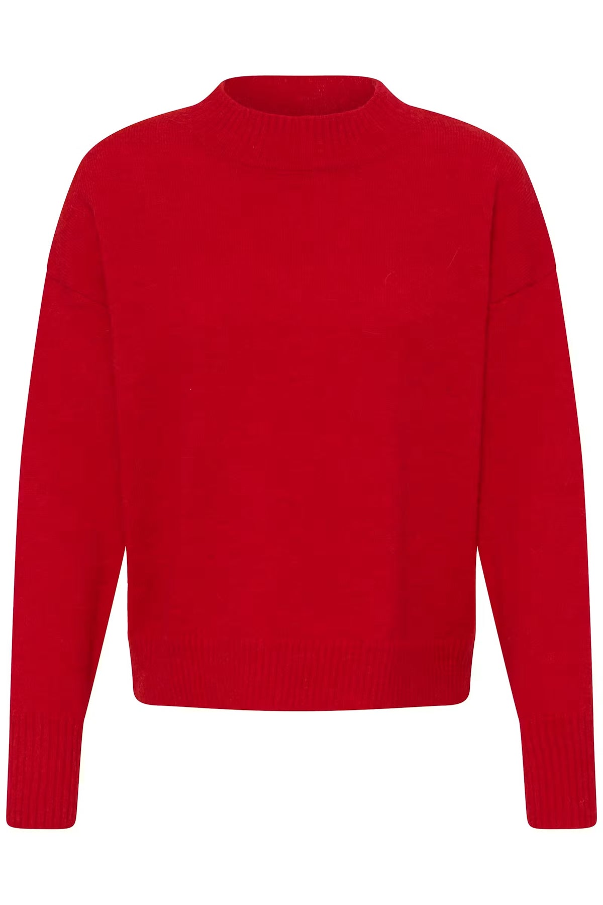 Sage Crew Neck Jumper - Salsa Red