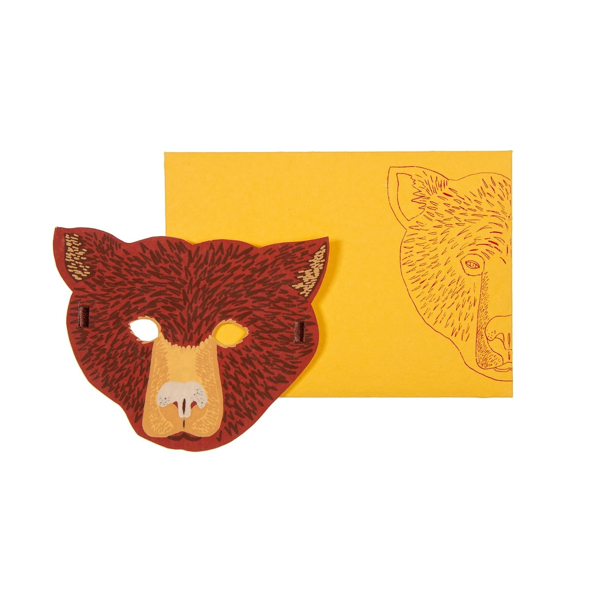 Heliotique | East End Press Bear Mask Greeting Card