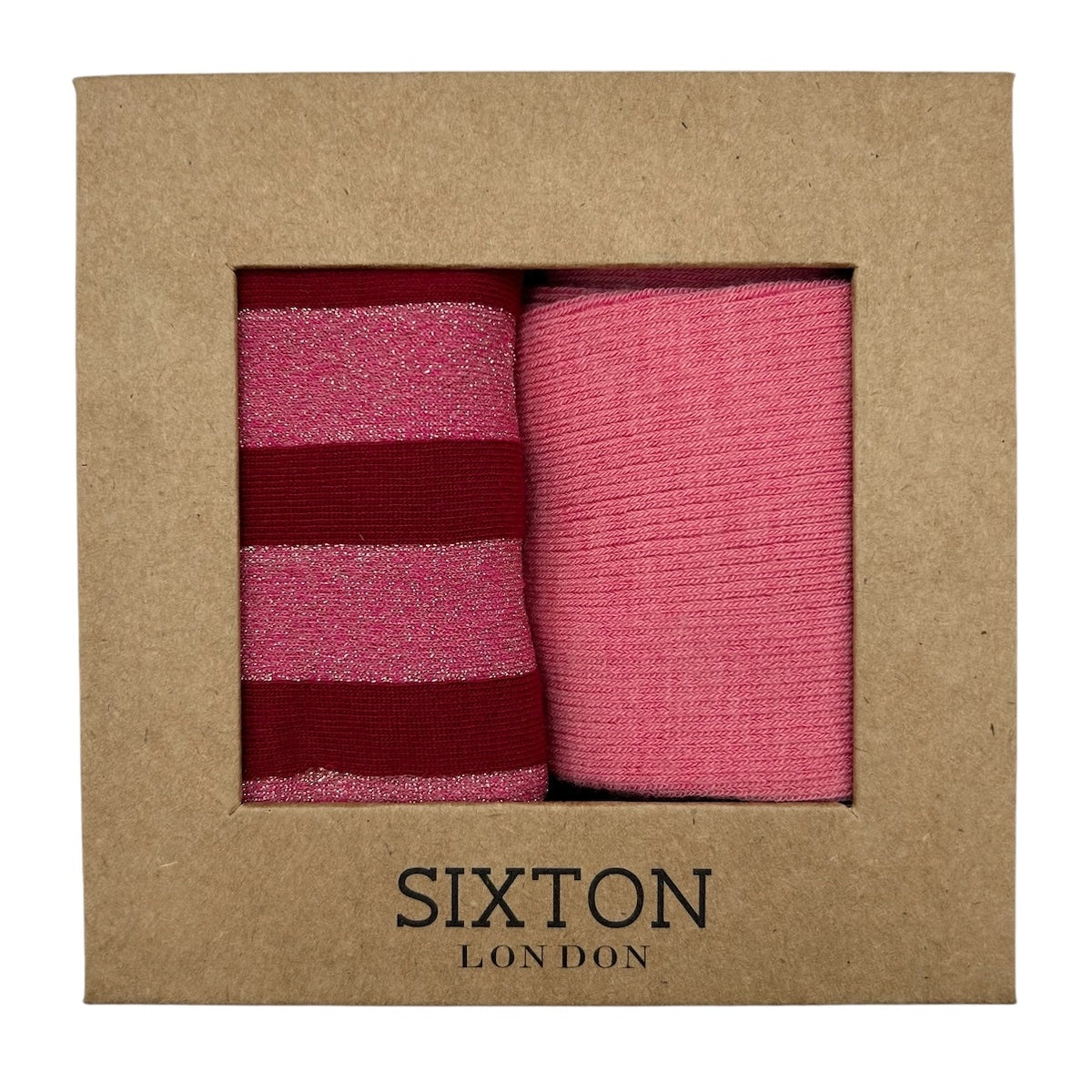 Heliotique | Sixton Sock Box Duo - Berlin Red & Barcelona Pink