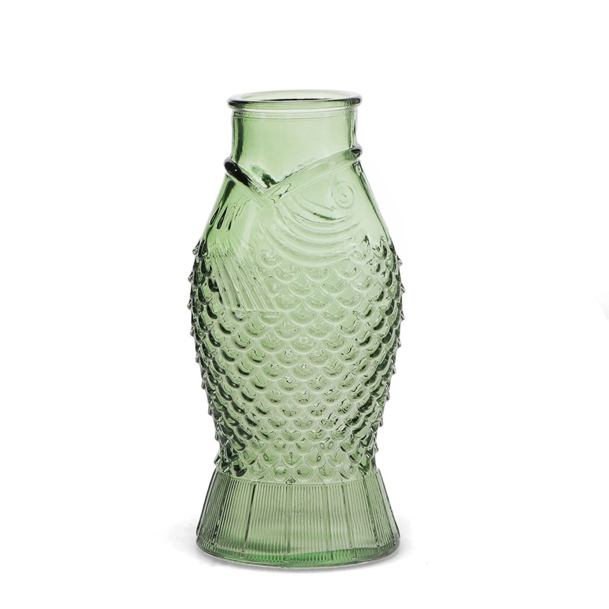 Green Fish Glass Jug