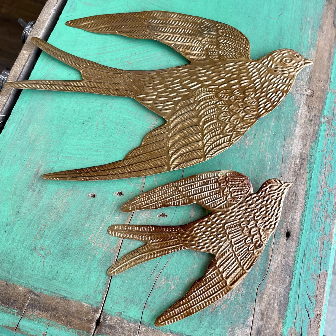 Heliotique | Gold Swallow Hanging Ornament