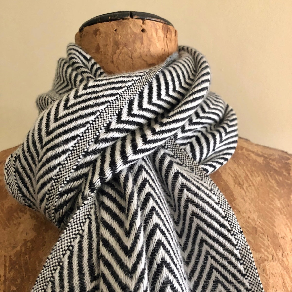 Zig Zag Wool Scarf