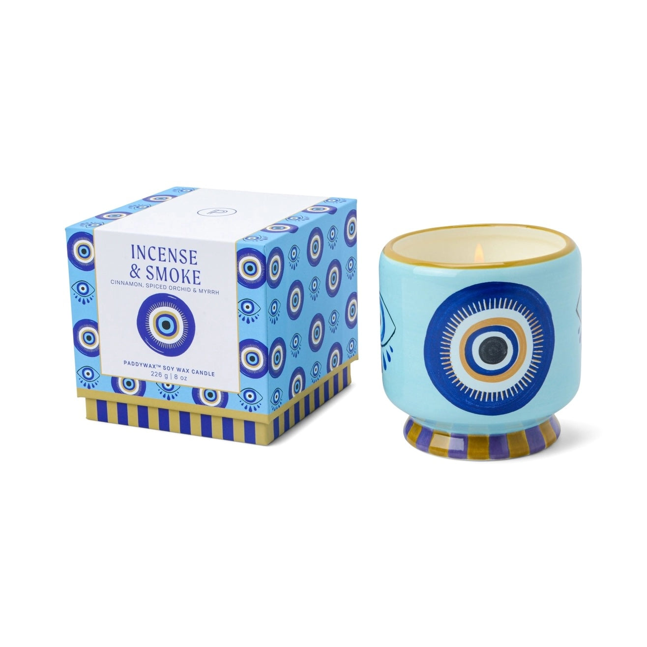 Heliotique A Dopo Evil Eye Candle - Incense & Smoke