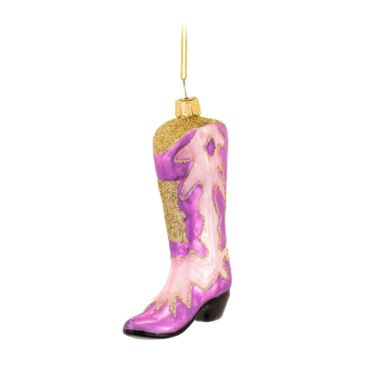 Heliotique | Sass & Belle Glass Cowboy Boot Tree Decoration