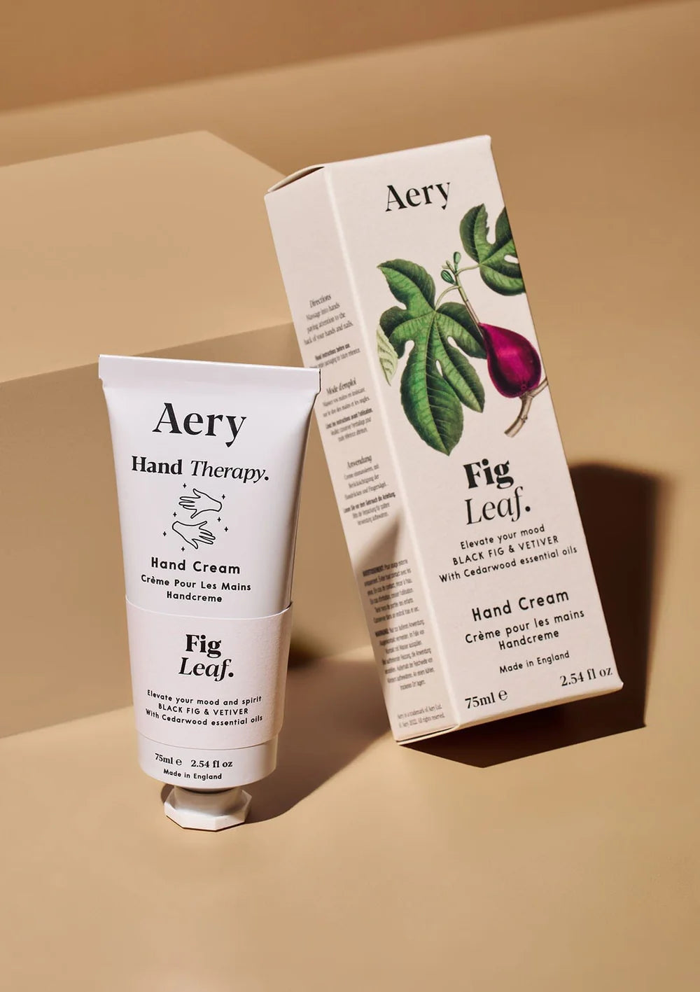 Heliotique | Aery Fig Leaf Hand Cream - Black Fig, Vetiver & Cedarwood