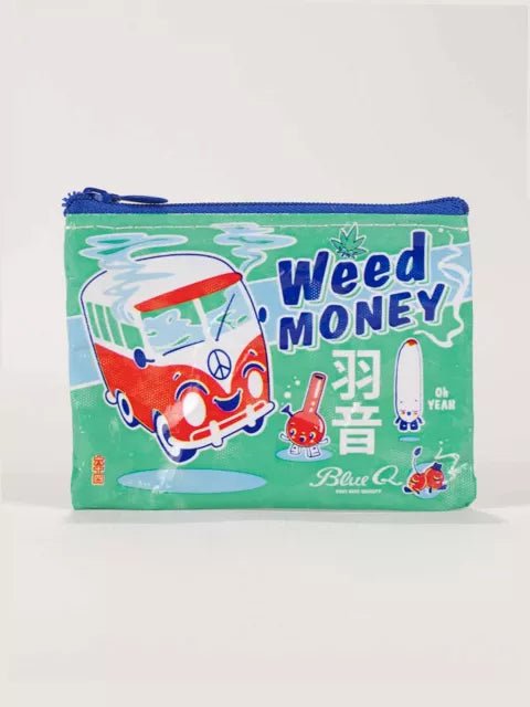 Heliotique | Blue Q Weed Money Coin Purse