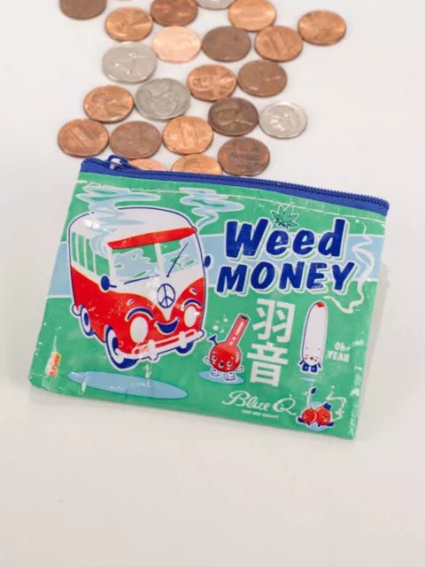 Heliotique | Blue Q Weed Money Coin Purse