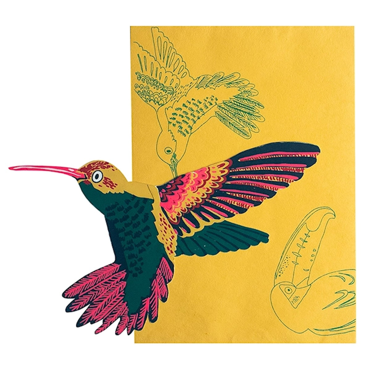 Heliotique | East End Press Hummingbird Greeting Card