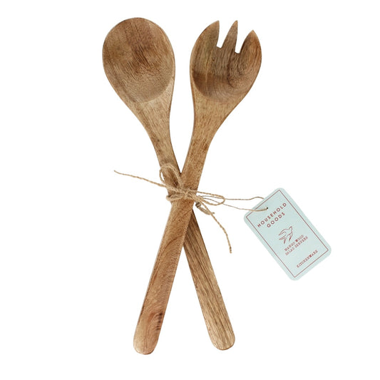 Heliotique | Rex London Mango Wood Salad Servers