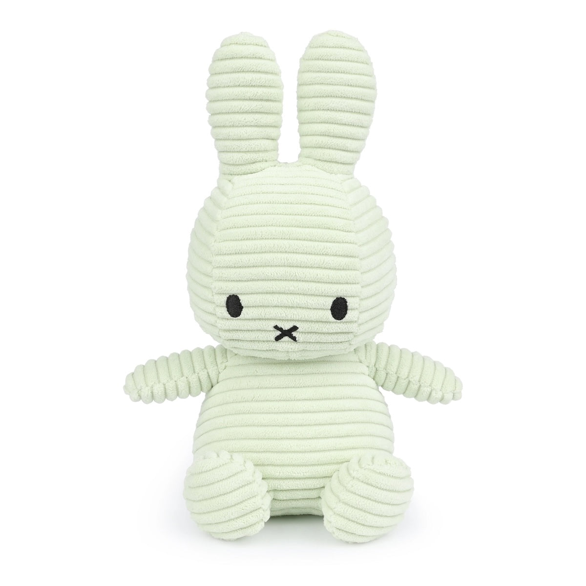 Heliotique Miffy Soft Toy - Mint Green Corduroy