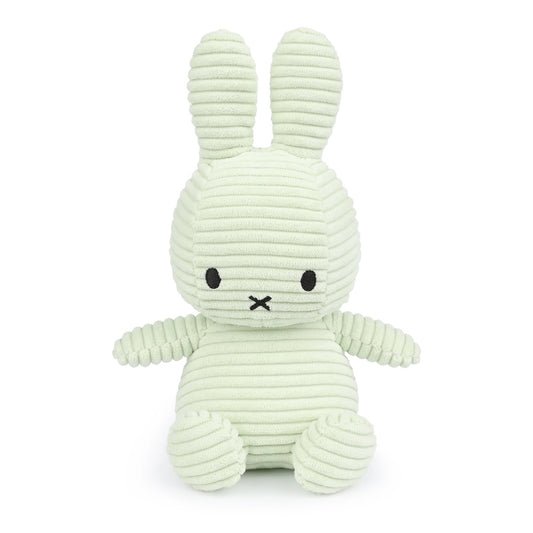 Heliotique Miffy Soft Toy - Mint Green Corduroy