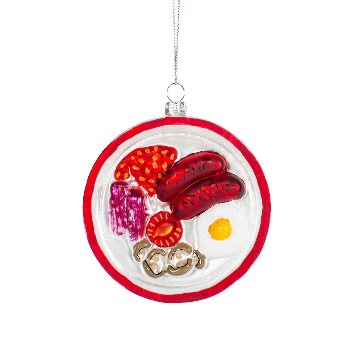 Heliotique | Sass & Belle Glass English Breakfast Tree Decoration