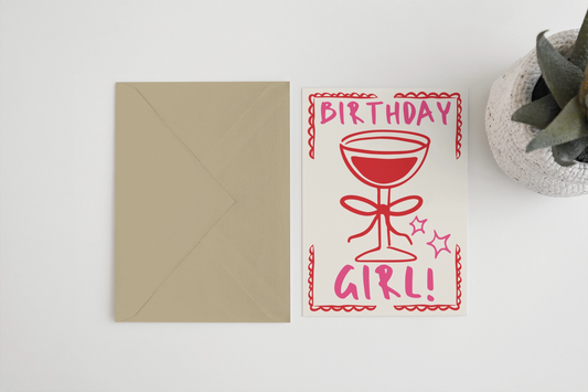Heliotique | Blue Iris Birthday Girl Card
