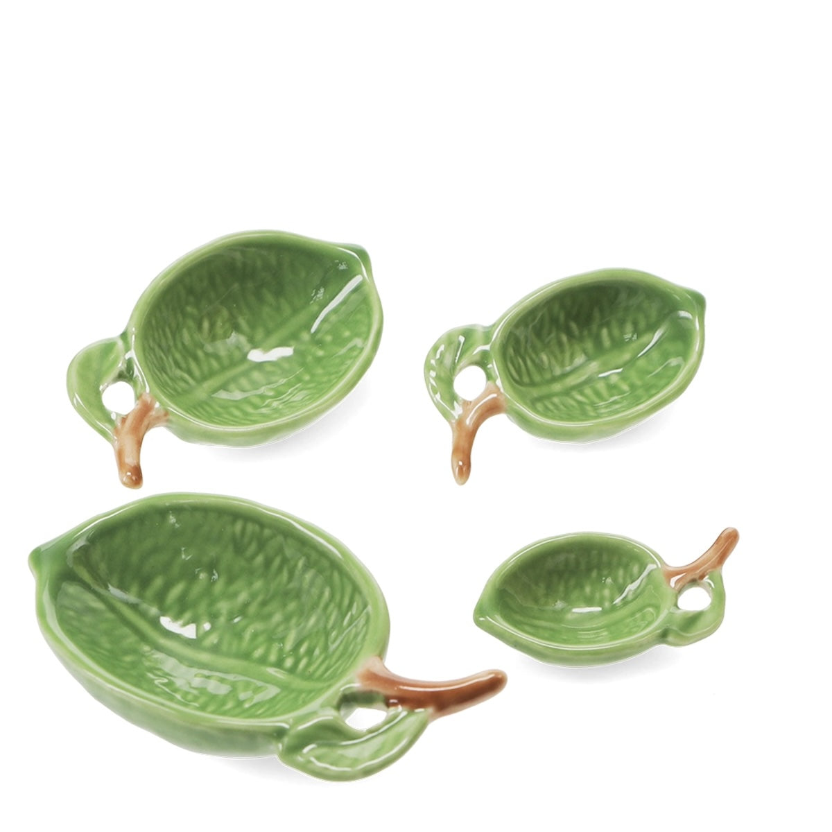 Heliotique Ceramic Measuring Spoons - Lime