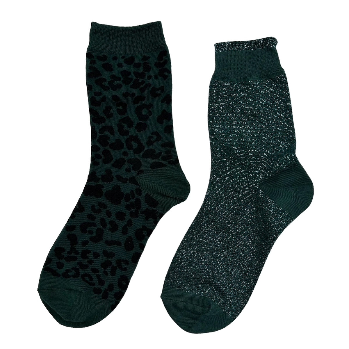 Heliotique Sock Box Duo - Tokyo & Leopard Teal