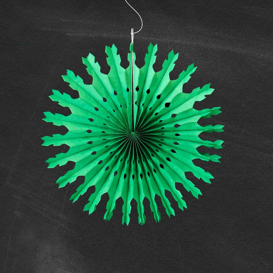 Paper Fan - Green