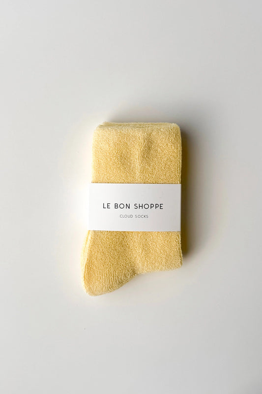 Heliotique | Le Bon Shoppe Cloud Socks - Lemon Water