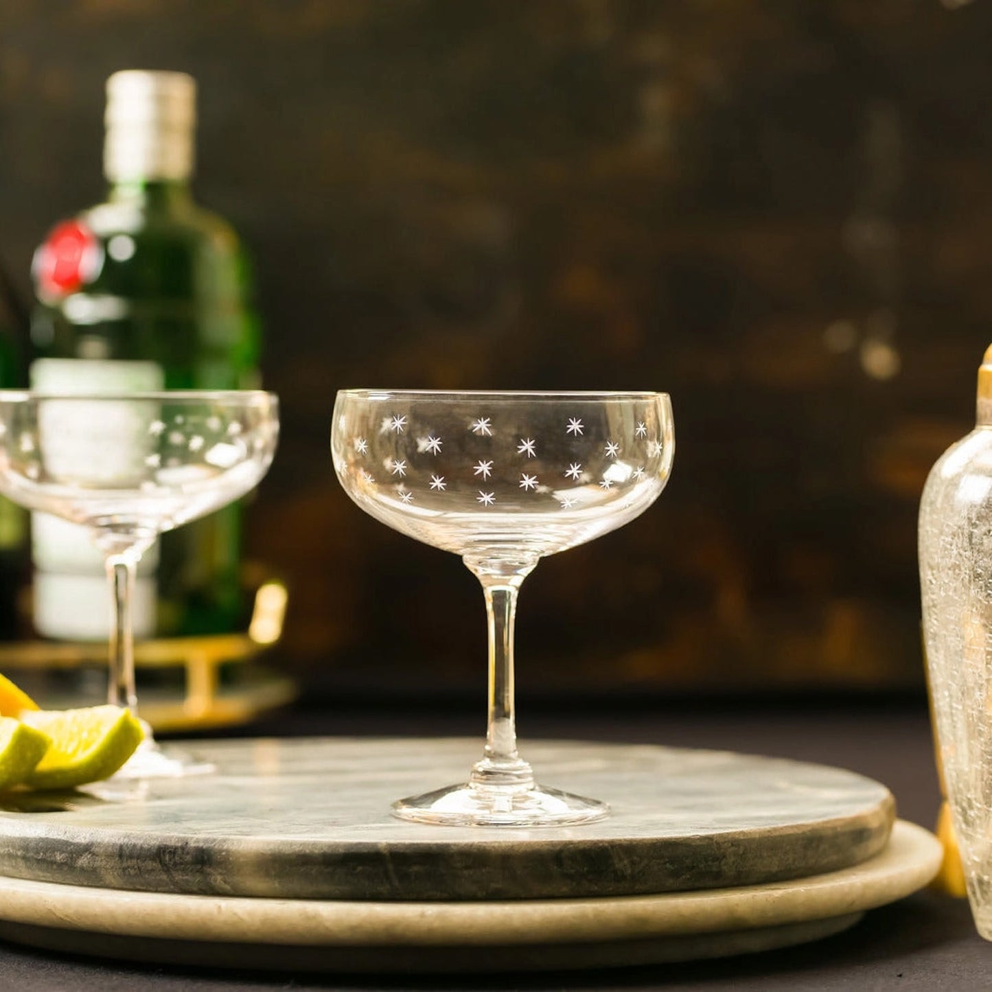 Heliotique | The Vintage List Stars Cocktail Saucers - Set of 2