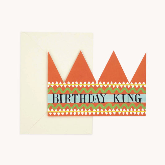 Heliotique Birthday King Crown Card