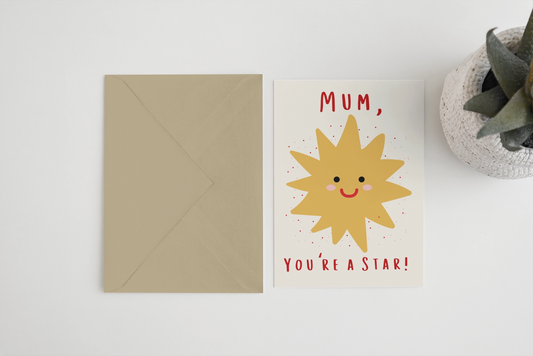 Heliotique Mum, You're A Star Card