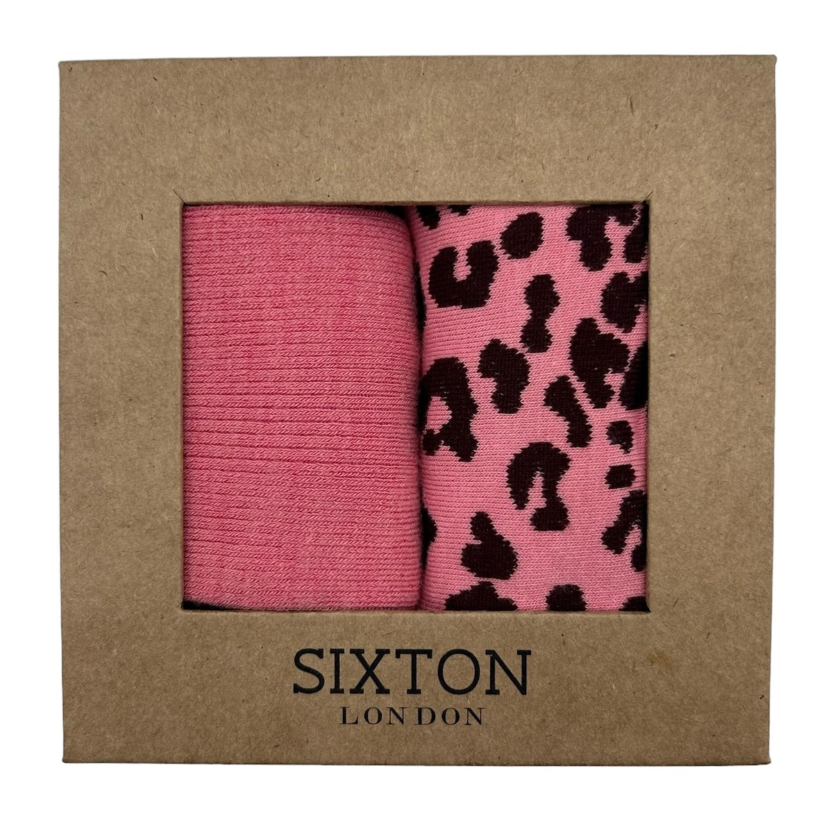 Heliotique | Sixton Pink Barcelona & Leopard Sock Box Duo