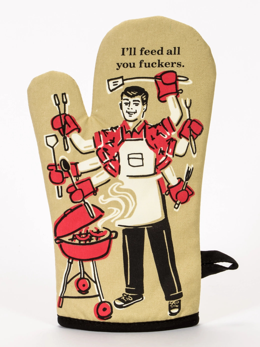 Heliotique | Blue Q Feed All You Fuckers Oven Mitt