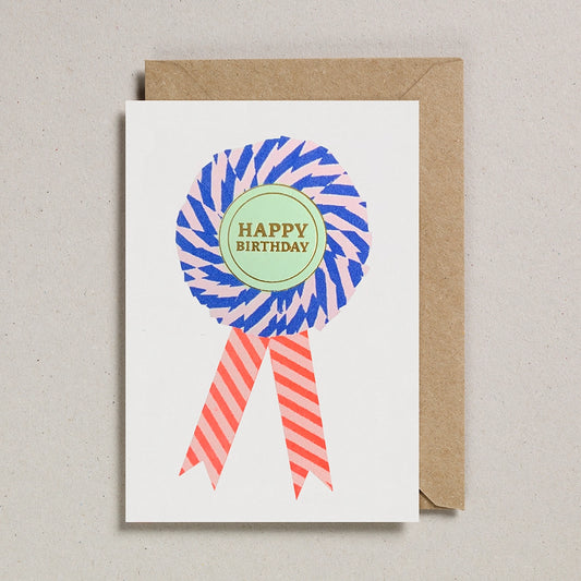 Heliotique | Petra Boase Happy Birthday Rosette Card