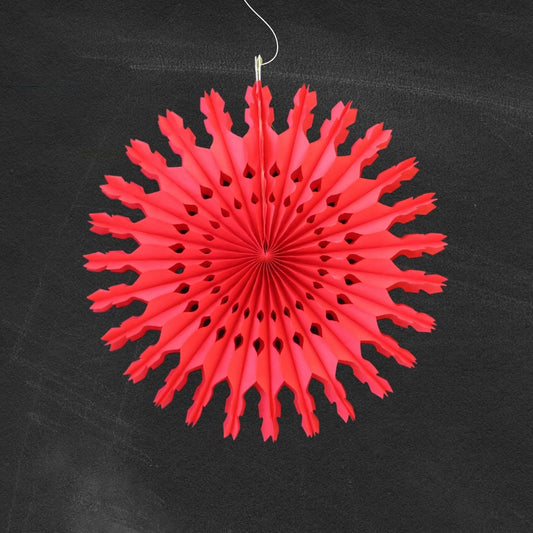 Heliotique | Petra Boase Paper Fan - Red