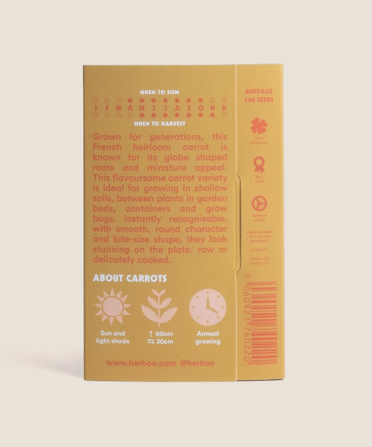 Heliotique Carrot 'Paris Market' Seeds