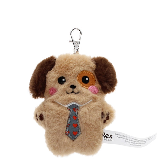 Heliotique | Rex London Fluffy Keyring Bag Charm - Dog