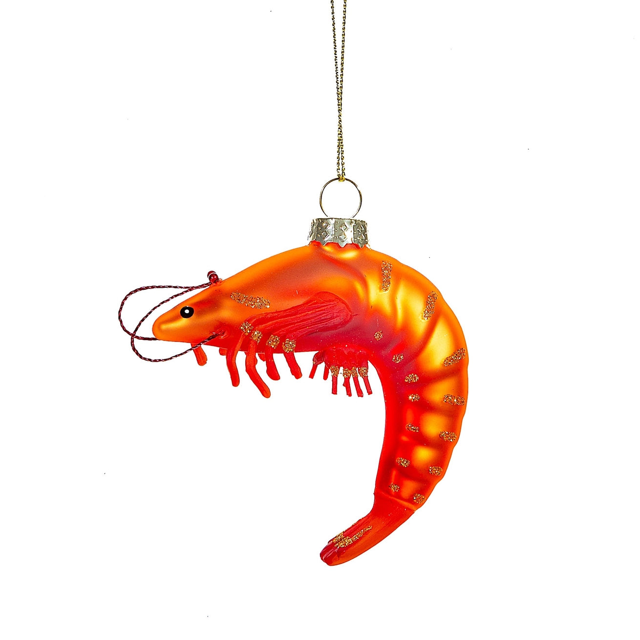 Heliotique | Sass & Belle Glass King Prawn Tree Decoration